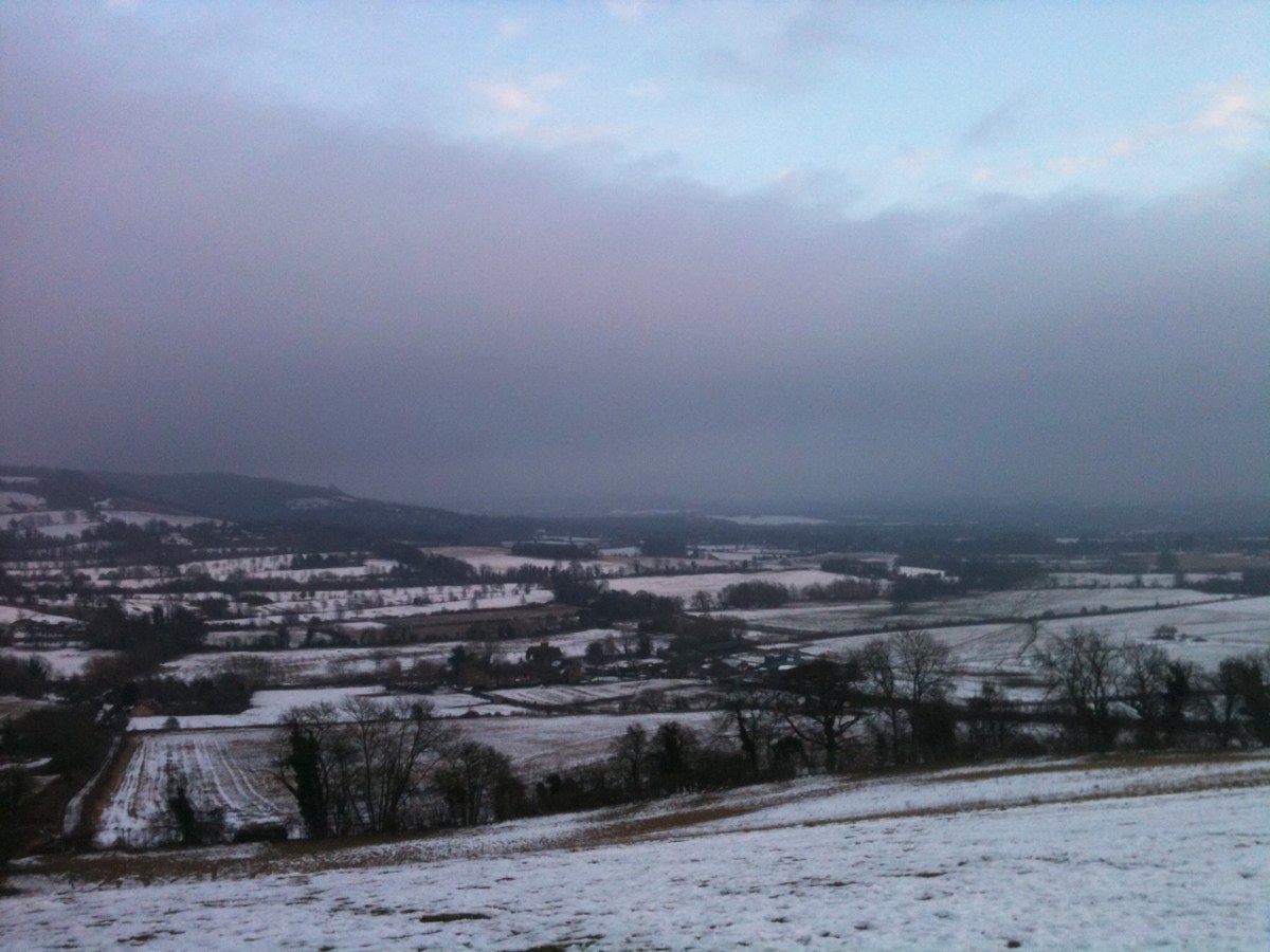 Brrrr.... the view in January from Point 5