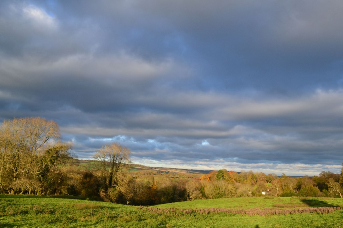 Looking back towards Westerham