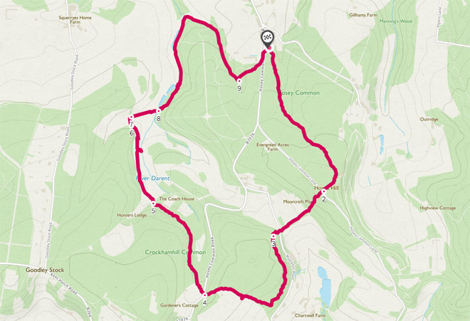 screen grab of GPX map