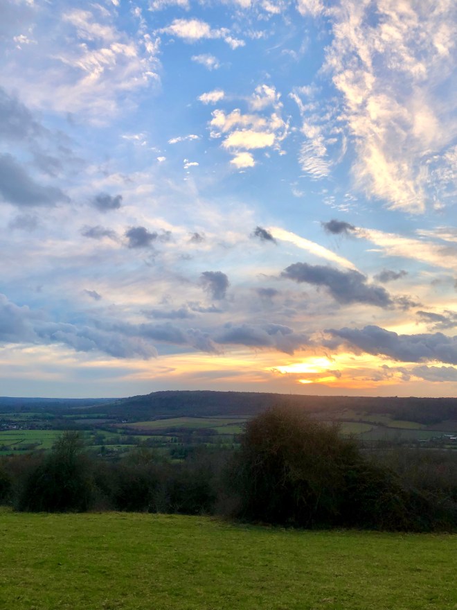 View from Fackenden Down