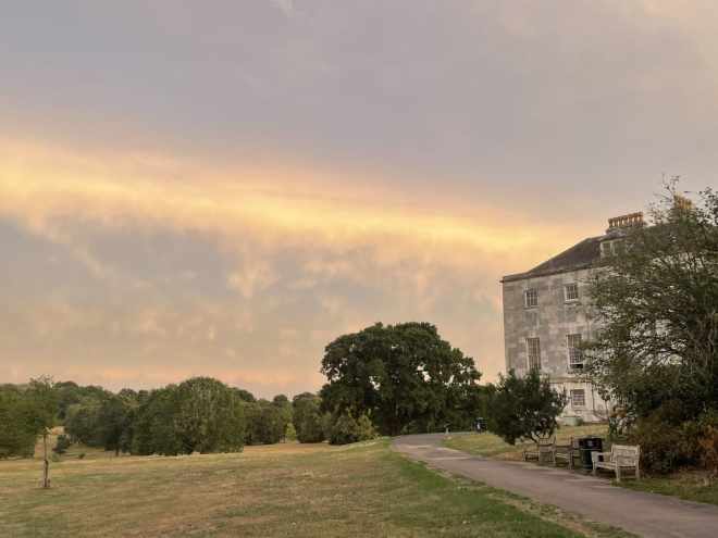 Beckenham Place Park dusk